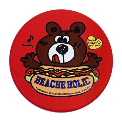画像1: 【キュートで便利！】　BEACHE HOLIC　おやつ缶　パンダと犬おやつ缶　ホットドック