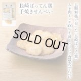 【長崎県の食材】　限定販売　ドットわんの逸品　長崎ばってん鶏手焼きせんべい　6g