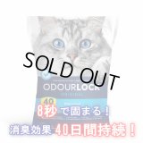【圧倒的な消臭効果、40日間消臭を持続！】 猫砂 オードロック 6kg
