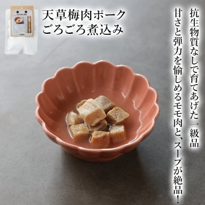 画像1: 【熊本県の食材】限定販売　ドットわんの逸品　草梅肉ポークごろごろ煮込み　50g