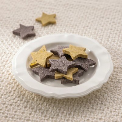 画像2: 限定販売　ドットわんの逸品　星の米粉クッキー かぼちゃ＆ブルーベリー 20g