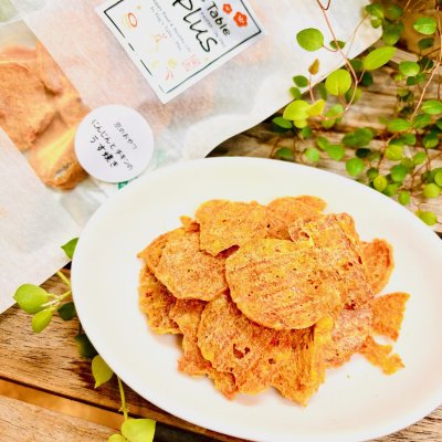 画像1: ドッグステーブルプラス　京のおやつ　にんじんとチキンのうす焼き  20g 