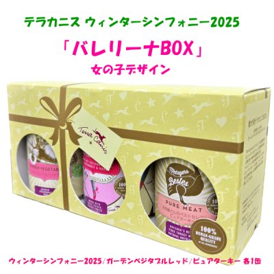 画像1: 【ペットバル20周年！プーちゃん20歳！感謝セール！400g×5個購入つきフラワーメニュー チェリーブロッサム1缶プレゼント！】≪限定！≫テラカニス ウィンターシンフォニー2025 女の子BOX