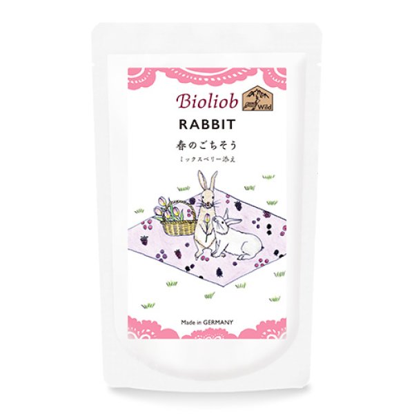 画像1: 【限定販売！】 Bioliob（ビオリオーブ）ラビット 春のごちそう ミックスベリー添え　120g (1)